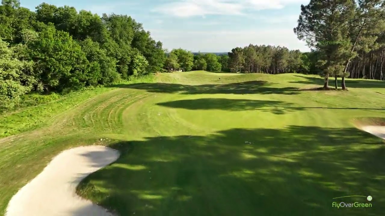 Golf d'Eauze Grand Armagnac   drone aerial video   Eauze   Hole#08
