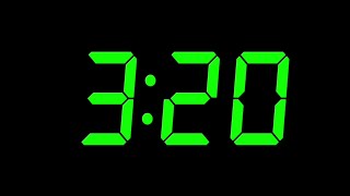 3minute 20seconds countdowntimer without sound Green and black screen #threeminute #20seconds