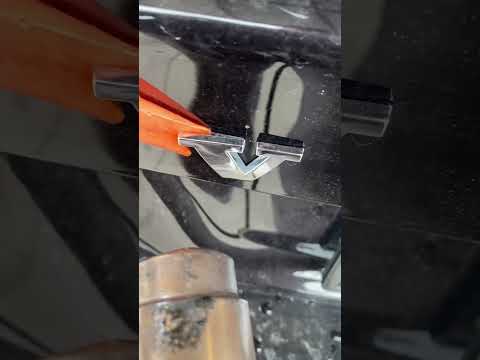 Volvo rear emblem removal