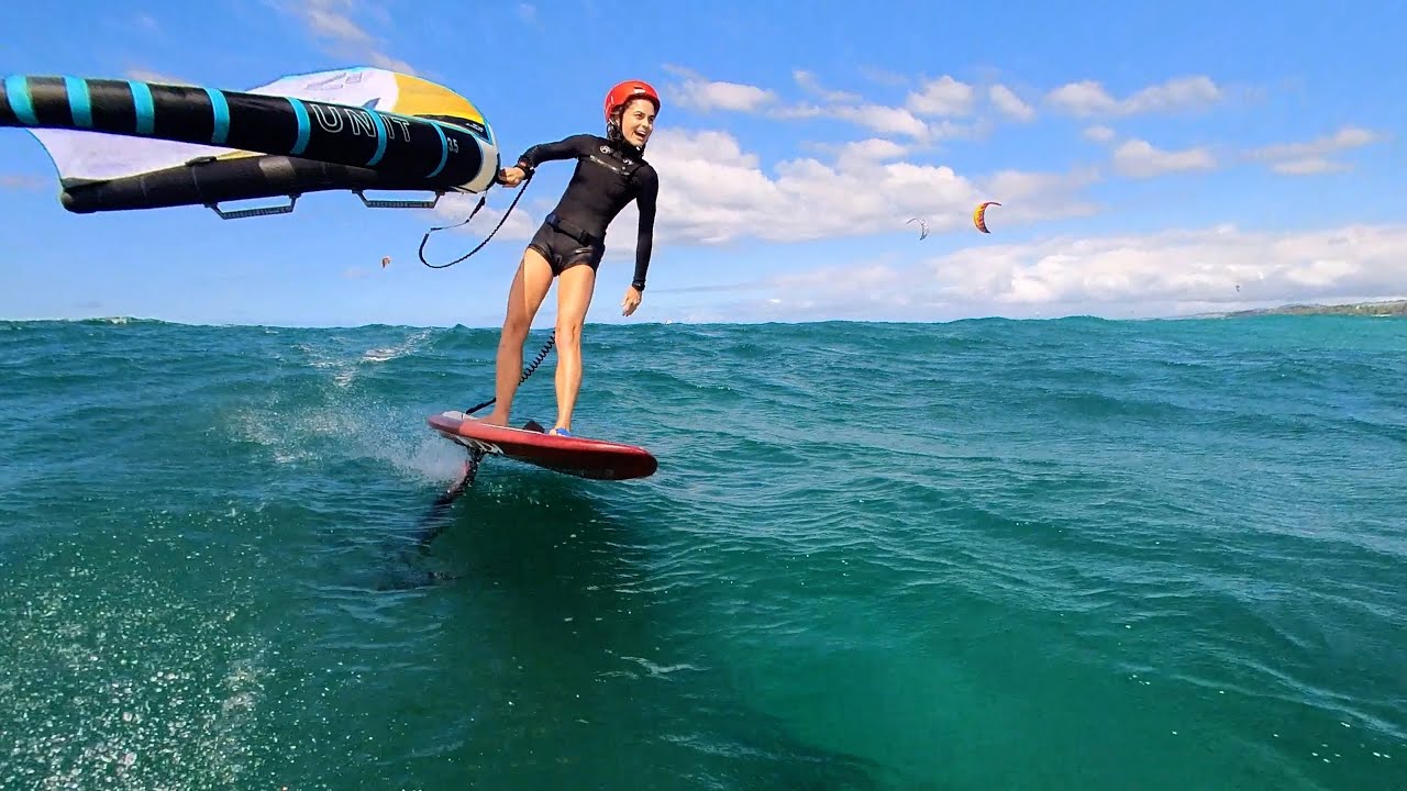 The wind is back, time to go play at Ka'a Foil Park