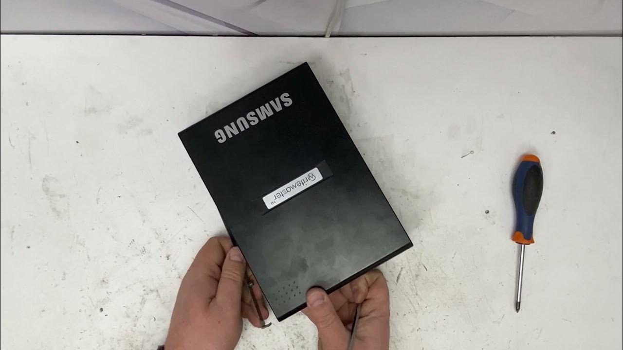 Как разобрать внешний накопитель самсунг Разборка внешнего привода Samsung SE-S204 - YouTube
