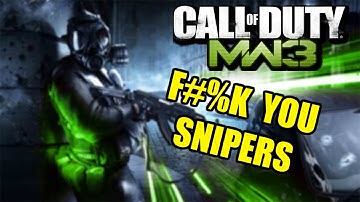 F*** Snipers! F*** The Devs! (MW3 Face Off 3v3 Funny Moments)