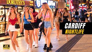Cardiff Nightlife | 4K Walk