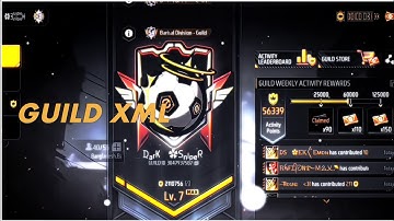 Guild xml।Free fire new Guild XML 🙃 [XML+CC+vedio CLIP check in description box @doraemon_officialx