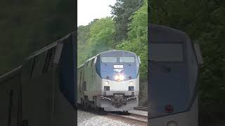 Amtrak Carolinian Train 80 with a reversed set in Raleigh, NC