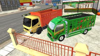 Bus Simulator Indonesia Truck Mod - Fuso Dump Truck Driving - Android Gameplay screenshot 4