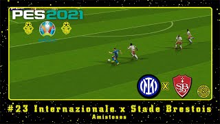 PES 2021: UEFA EURO 2020 (PS2) Amistosos #23 Internazionale x Stade Brestois