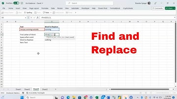 How to Find and Replace a Specific Word Within a String of Text in Microsoft Excel Using A Formula