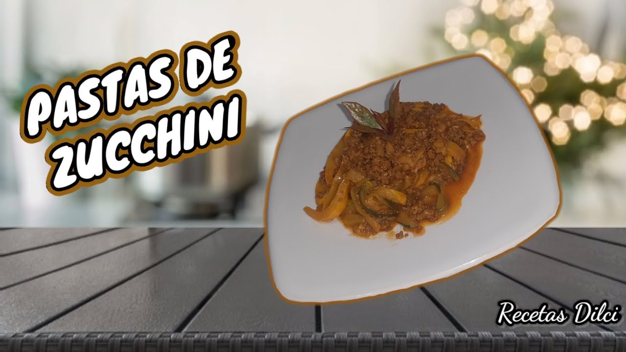 Como preparar unos ricas pastas de Zucchini !! DILCIA HERNÁNDEZ