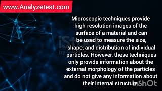 What is difference between microscopic particle size and crystallite size?