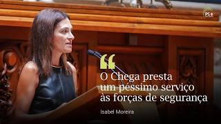 "O Chega presta um péssimo serviço às forças de segurança"