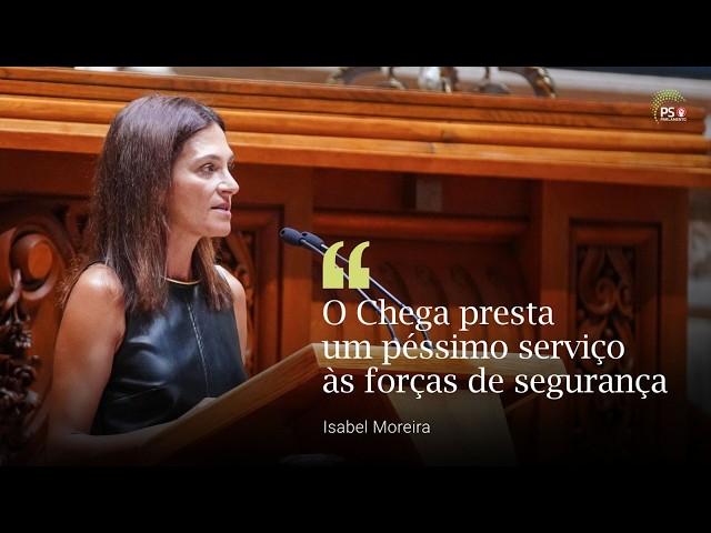 "O Chega presta um péssimo serviço às forças de segurança"
