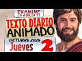 JW TEXTO DIARIO ANIMADO DE HOY 🔵 UNA LECCIÓN DE HUMILDAD ✅ EXAMINE LA BIBLIA TJ