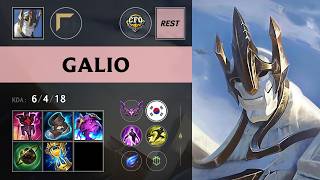 (CFO Rest) Galio Top vs Rumble (AL Flandre) - KR Master Patch 26.14