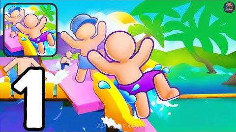 My Aquapark: Idle Water Empire - Gameplay Part 1 Upgrade Sunbeds (Android, iOS)