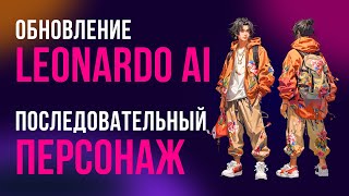 ОБНОВЛЕНИЕ LEONARDO AI. НОВАЯ ФУНКЦИЯ! Создание последовательного персонажа.