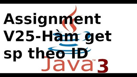 Lập trình Java Swing (Java3) - Video25 - Hàm get sản phẩm trong MySQL theo id p3