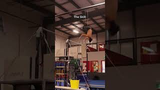 First triple Kovacs connection in 🇨🇦? #gymnastics #highbar #fail