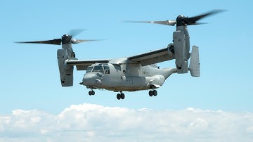 MV-22B Osprey with 3-D Printed Parts Takes Flight