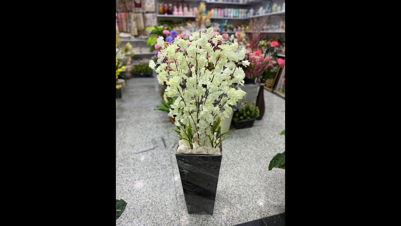 خطوات تصنيع شجرة ورد بدون جذع الشجره مع مهندس ديكور محمد محمود