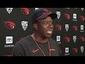 Oregon State Football media availability with Jamarcus Shephard