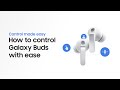 How to control effortlessly | Galaxy Buds4 Series | Samsung