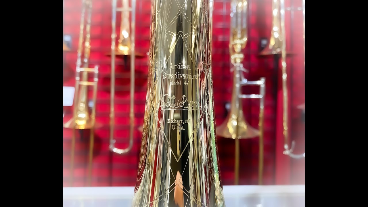 NEW Bach A47X Tenor Trombone Unboxing @ Fleming Instruments - YouTube