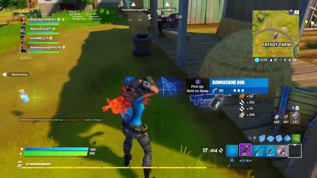 Banner trooper+banner shield!  (*Fortnite gameplay)