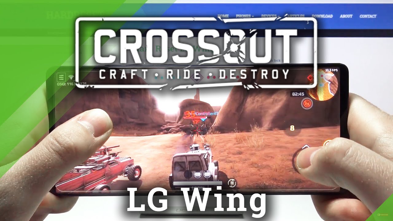 Crossout Mobile on LG WING – Gaming Efficiency Test