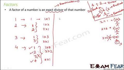 Maths Playing With Numbers part 2 Factors and Multiples CBSE Class 6 Mathematics VI   YouTube 360p