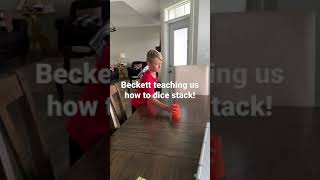 Beckett Teaching Us How To Dice Stack