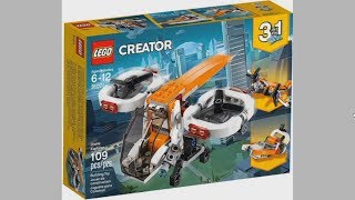 2017 LEGO Creator 31071 Drone Explorer - instruction timelapse