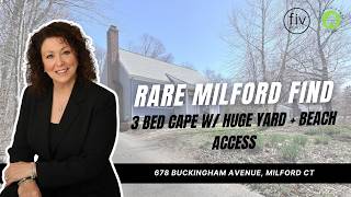 Rare Milford Find | 3 Bed Cape w/ Huge Yard + Beach Access