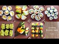 Simple & Easy Sushi at home 🍣 6 + 1 ideas