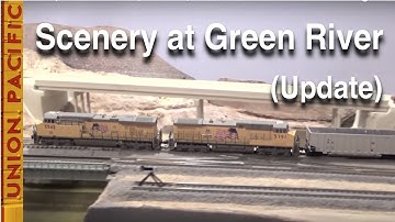 Scenery at Green River on My N-Scale Layout (Update)