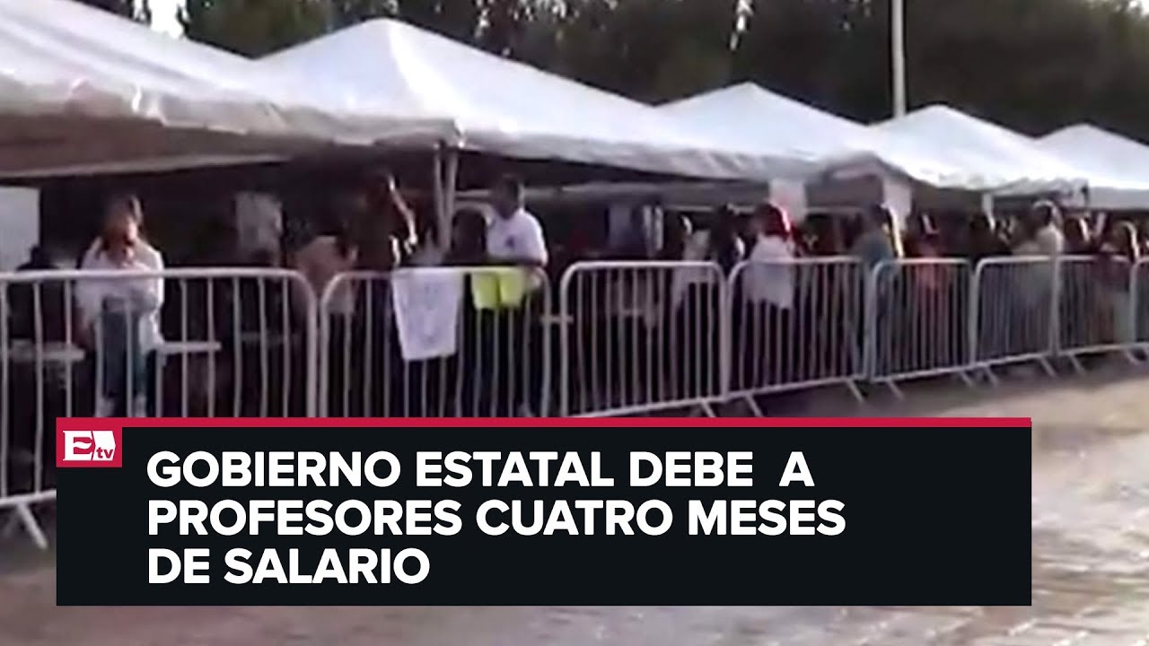 noticias hoy puerto rico Imparten clases en vía pública en Durango por falta de pagos