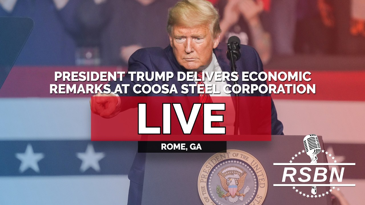 LIVE: President Trump Delivers Remarks at Coosa Steel Corporation in Rome, GA - 2/19/26