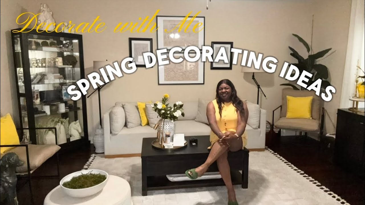 Spring Living Room Decorate With Me | Bright Refresh 2026 - YouTube