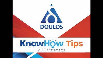 Doulos KnowHow Tips - VHDL Statements