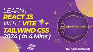 Vite + React JS + Tailwind CSS  2024 #reactjs #vite #coding #frontend #react #trending #latest