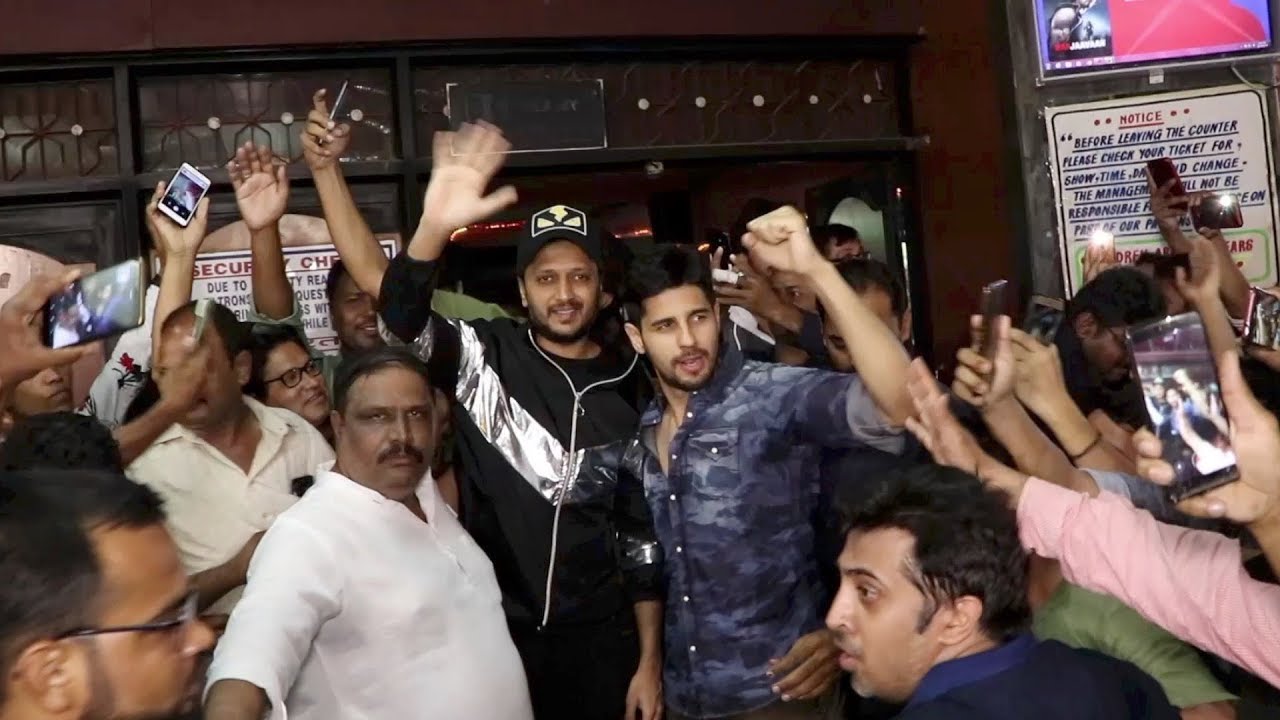 Siddharth & Riteish surprised when Seeing Fans Reaction on Marjaavaan Movie