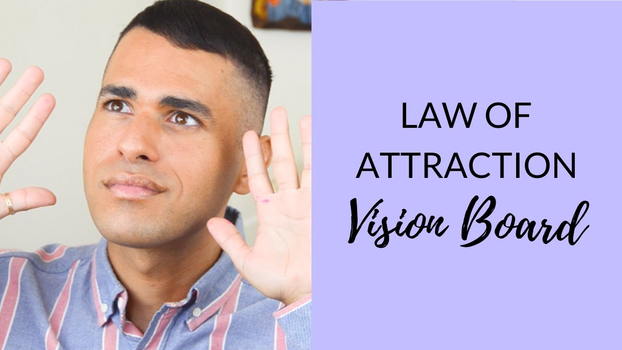 Law of Attraction Vision Board 🖼️  (process that actually works!)
