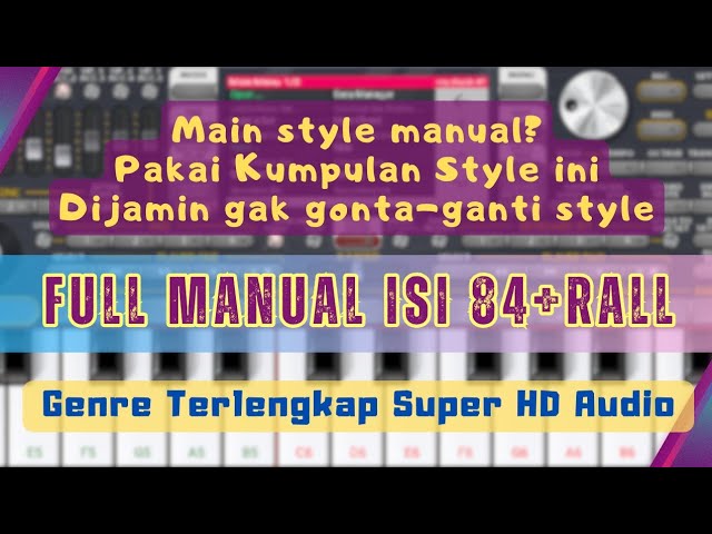 Set ORG 2024 Full Manual Josss - Semua Genre + Rall class=