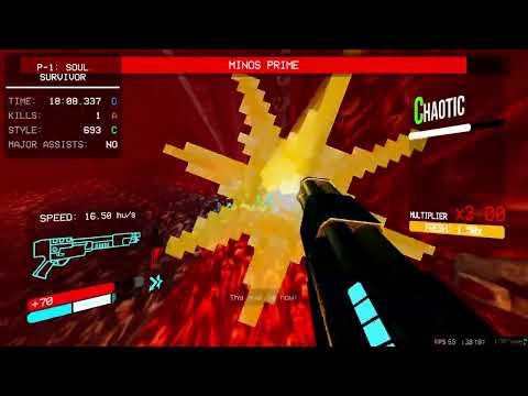 Just Straight Up Minos Prime Gameplay [BRUTAL DIFFICULTY]