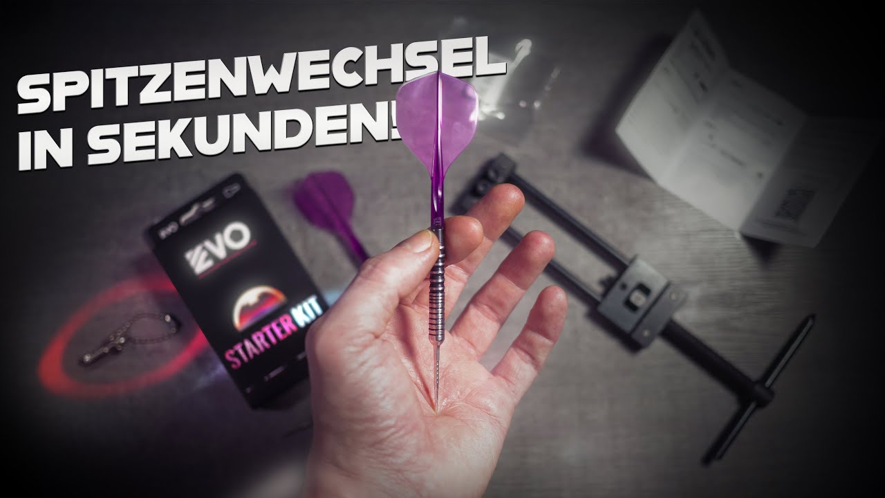 Nie wieder fest verbaute Spitzen? Caliburn EVO Starter Kit | Das Darts Schraubspitzensystem im Test