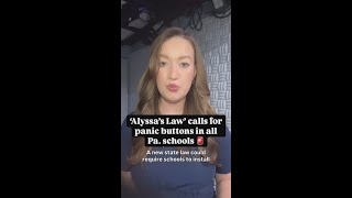 Alyssas Law Calls For Panic Ons In Pa. Schools