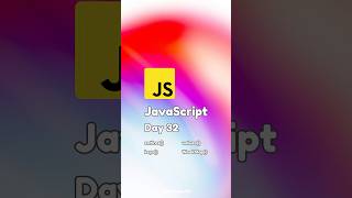 JavaScript | Day 32 #dailycyber #javascript #javascripttutorial #javascriptbasics #tutorial