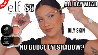 *new* e.l.f. COSMETICS NO BUDGE CREAM EYESHADOW REVIEW + ALL DAY WEAR *oily skin* | MagdalineJanet screenshot 4