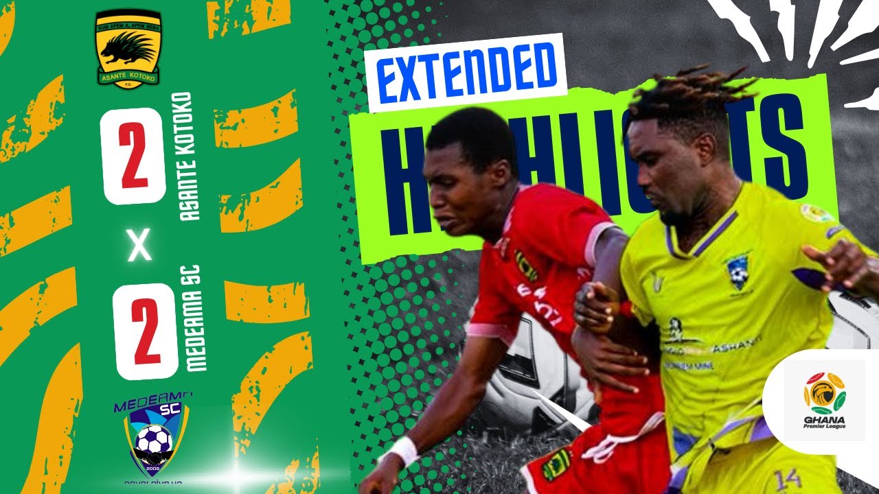 EXTENDED HIGHLIGHTS | Asante Kotoko 2-2 Medeama SC | GPL MW12