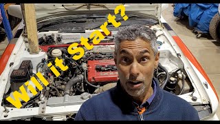 Mitsubishi Galant VR4 restoration EP 3 - Will it Start? 1992 Mitsubishi Galant Vr 4 Episode 3 Engine Cleaning And Installing The Throttle Body